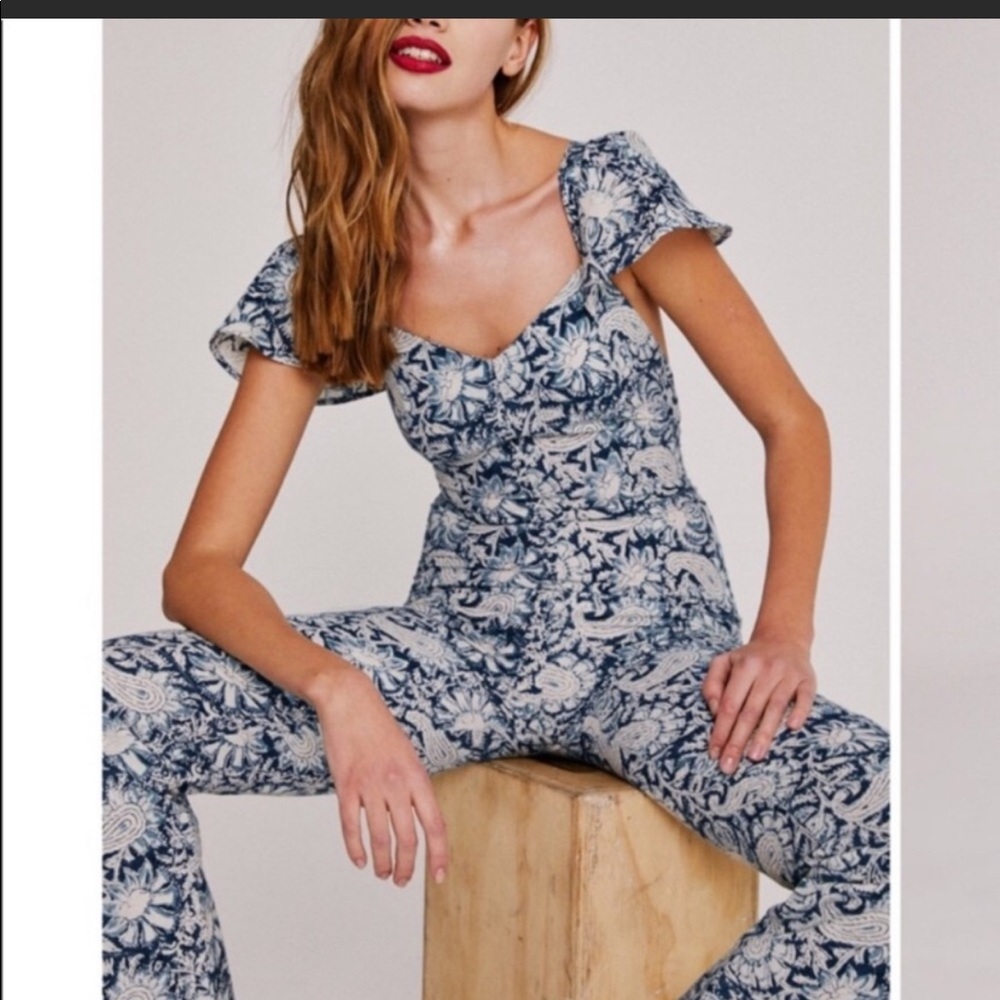 Stone Cold Fox Kiwi Printed Jumpsuit